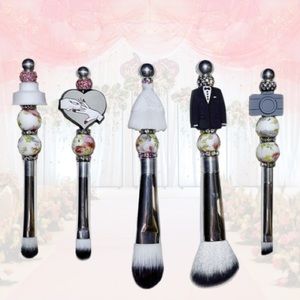 Makeup Brush Set Bridal Theme